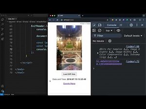 Get location, date and other EXIF data from photo using JavaScript