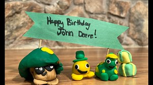 Today is John Deere's 218th birthday...and to celebrate, we're loving this claymation video created by 12-year-old Shoppa's fan Rebecca Farrell. Happy birthday, John Deere! 🎉🎉🎉 | Shoppa's John Deere