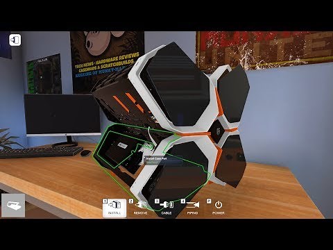 PC Building Simulator | INSANE CASE Gamerstorm Quadstellar Watercooling