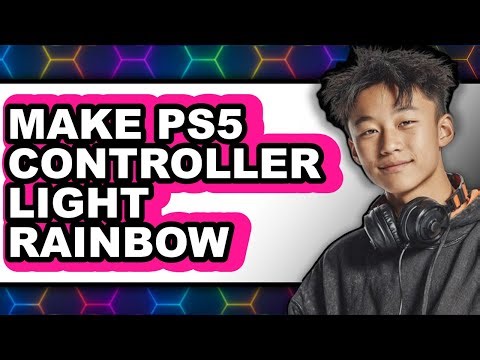 How to Make PS5 Controller Light Rainbow (Only Way)