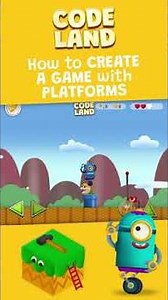 Create Platforms. Bullets - Code Land