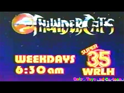 ThunderCats Promo Weekdays Super 35 WRLH Commercial Retro Toys and Cartoons
