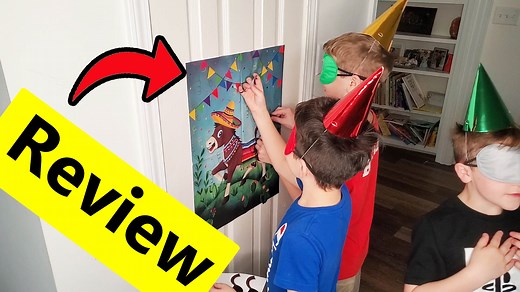 Watch Pin The Tail On The Donkey Party Game Review on Amazon Live
