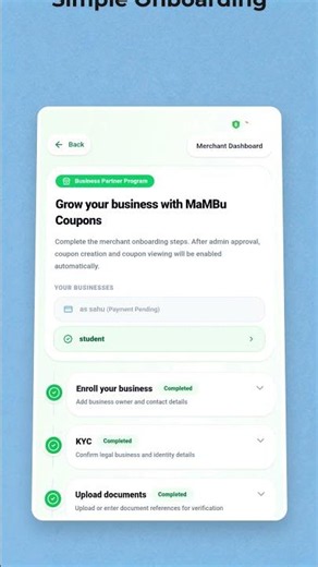MaMBu Merchant Mode