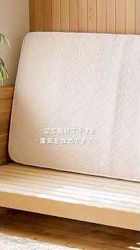 【保存版】すのこ・マットレスのカビ予防5選🛏️ #カビ対策 #寝室 #湿気対策 #暮らしの知恵
