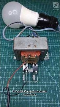 DIY Rangkaian Inverter 12 Volt To 220 Volt #diy #project #electronic #tutorial