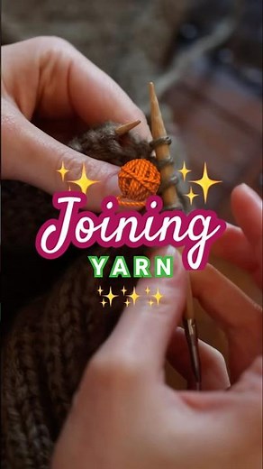 Joining Yarn 🧶 #knitting #knittingtutorial #knittingtechniques