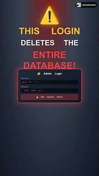 SQL Injection Explained in 90 Seconds 🗄️ #websecurity