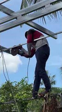 Iron door installation techniques,Welding tricks #DIY #welding #steel #technology