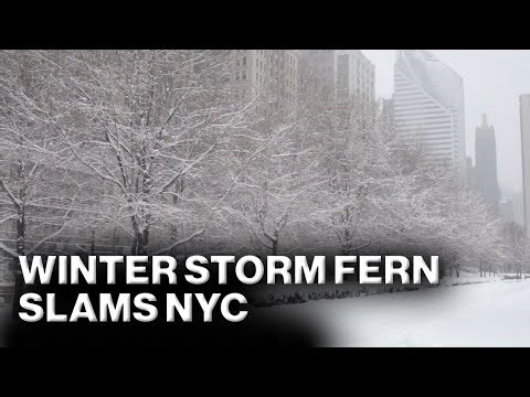 Live: Winter Storm Fern batters New York