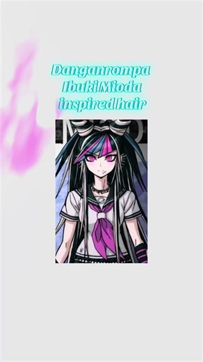 Ibuki Mioda Inspired Hair Tutorial