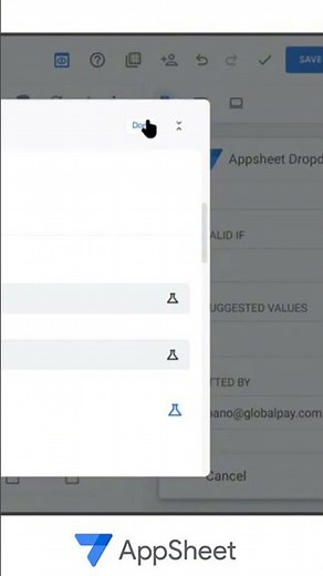 AppSheet Dropdown List using Text + Valid If