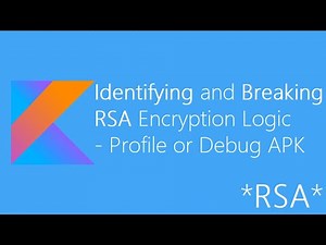 Identifying and Breaking RSA Encryption Logic using Profile or Debug APK (Android Studio) - RSA flag