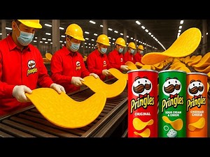 How PRINGLES Chips Are Made! Secrets of Production of legendary chips!