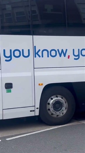 National Express coach working the 101 to Birmingham ￼arriving into Exeter