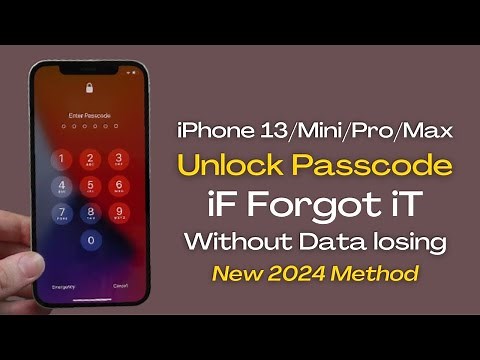 iPhone 13 Series Unlock! How To Unlock iPhone 13|Mini|Pro|Max iF Forgot Passcode without Data Losing