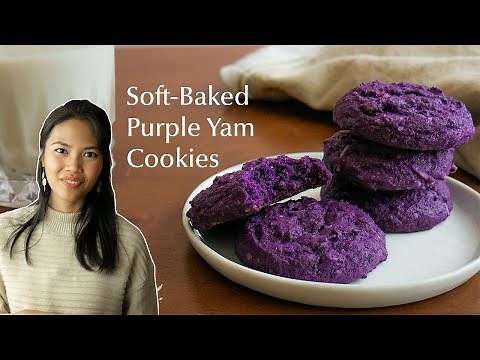 BEST Ube Cookies Recipe | Soft Baked With Coconut and Without Ube Jam!
