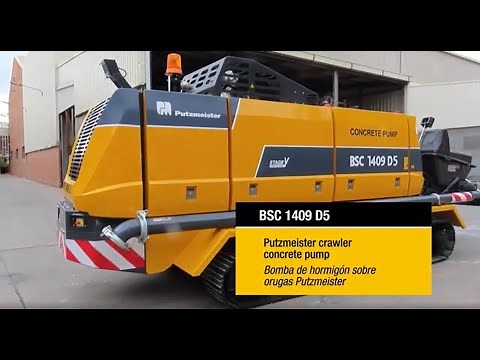 Putzmeister: Crawler Concrete Pump BSC 1409 D5