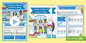 KS2 Create a Year 6 Leavers' Song Music Project Pack