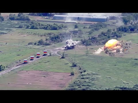 Rare Footage: HIMARS Obliterates Russian Column in Seconds