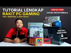 The Most Complete PC Gaming Assembly Tutorial - Using Liquid Cooling & ARGB | Install Windows & D...