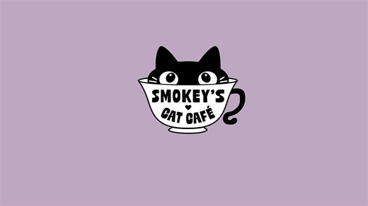 Logo animation project - Cat café