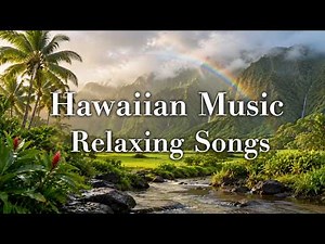 【4K】Hawaiian Song for Deep Relaxation 🌺 Gentle Island Music for Stress Relief