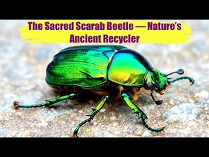 The Sacred Scarab Beetle — Nature’s Ancient Recycler