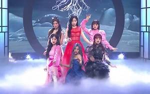 高清绝美！最美HWAA打歌服(G)I-DLE【HWAA火花】现场