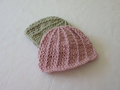VERY EASY crochet cable baby hat / beanie tutorial
