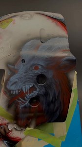 Painting Markstrom’s Jersey Devil Mask Pt.8: The Jersey Devil. #NHL #airbrushing #NJDevils #goalie #mask #airbrush #art #artist #goaliemask #artistsoninstagram #hockey #New #Jersey #newjersey | JBo Airbrush