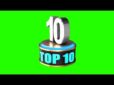 Top 10 Green Screen Numbers Free To Use - High Quality