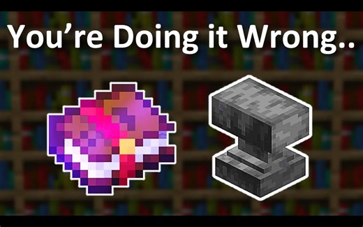 【中文配音】Minecraft 1.21 铁砧附魔正确指南 | 避免“过于昂贵” | 剑、镐、弓... - TheAetherGamer