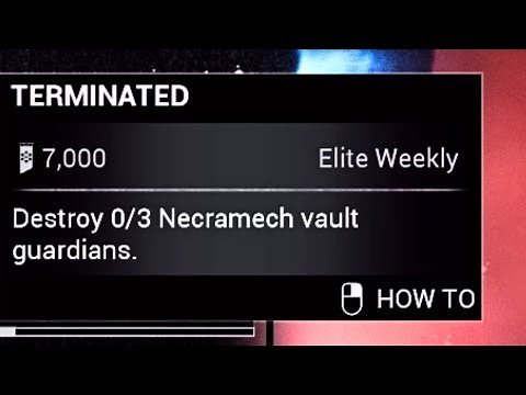 How to Destroy 3 Necramech Vault Guardians in Warframe