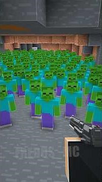 I'm using 100 zombies to survive in Minecraft !