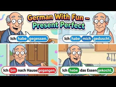 Learn German With Fun | Present Perfect 📚