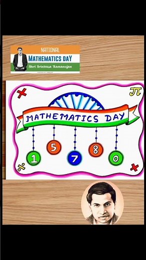 National Mathematics Day Poster | 30+ Maths Day Poster Drawing Ideas 2025.