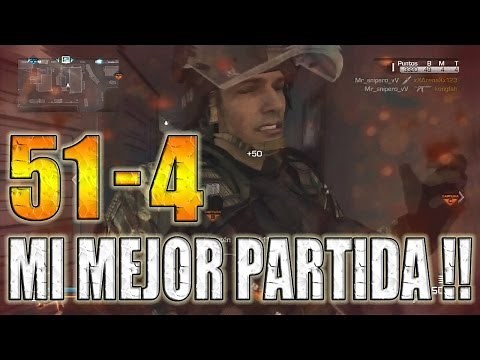 51-4 | Mi mejor partida !! | Call of duty: Ghosts (Gameplay Multijugador)