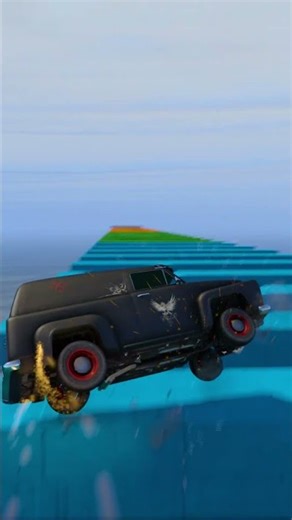 Mega Ramp Madness – All Superheroes Car Stunts! #gta #shortsgaming