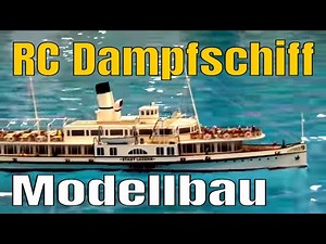 RC Dampfschiff Modellbau - Modellschiffe fahren auf dem Wasser