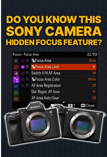 Hidden Focus Setting in Your Sony Camera 👀 #sonyalpha #photography #photographytips