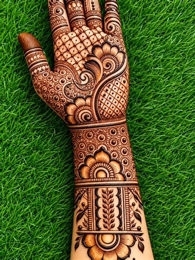 Easy Arabic Mehndi Design Trick for Quick Henna