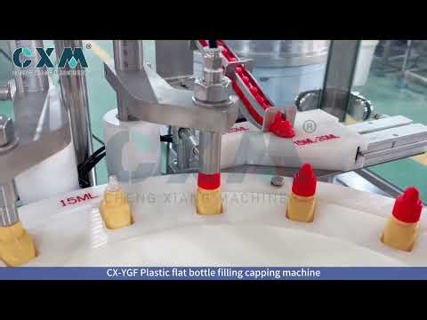 How to Fill and Cap Flat Bottles Automatically? | Filling Machine