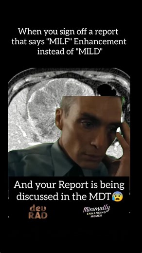 Minimally Enhancing Memes on Instagram: "One typo. ONE. And the whole hospital formed a search party. Next in the autocorrect/typo series 😭🩻 Thank you @drdevrad Follow @drdevrad and @minimally_enhancing_memes for more in this series #radiology #radiologymemes #medicalhumor #minimallyenhancingmemes #autocorrectfail"