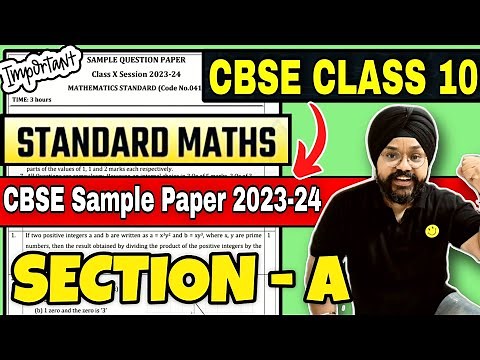 CBSE Sample Paper 2023-24 | Class 10 Maths ( Standard ) Sample Paper Solutions | Board Exam 2023-24