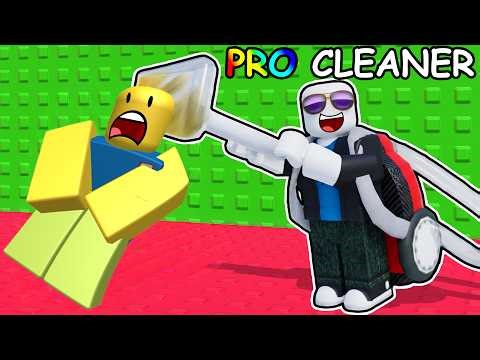 I Became THE BEST Cleaner in Roblox...