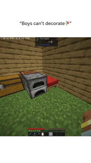 "boys cant dacurate" ☠️🥀 #minecraft #memes #viral