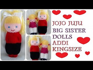HOW TO KNIT A BIG SISTER ON ADDI EXPRESS