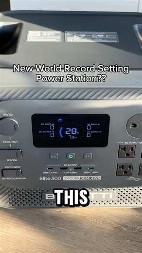 BLUETTI Elite 300 Power Station: Can it power a fridge? #bluetti #powerstation