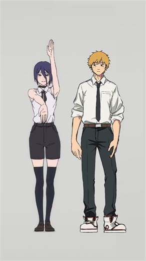 【手書きアニメ】デンジ & レゼダンス💖 #チェンソーマン #レゼダンス #デンジ